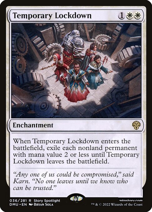 Temporary Lockdown (#36)